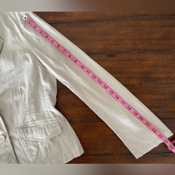 Maurices Vintage Light Beige Blazer Jacket Size Large - Picture 7 of 7